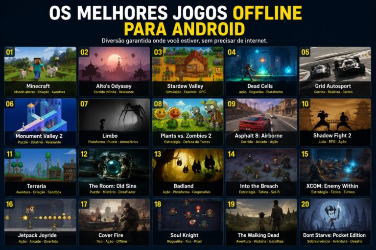 Os melhores jogos offline para Android