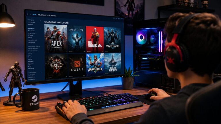 Jogos gratuitos da Steam disponíveis agora