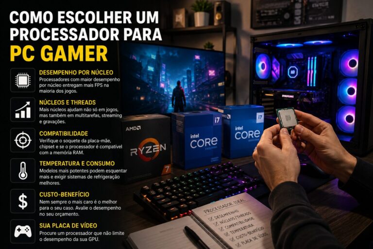 Como escolher um processador para PC gamer