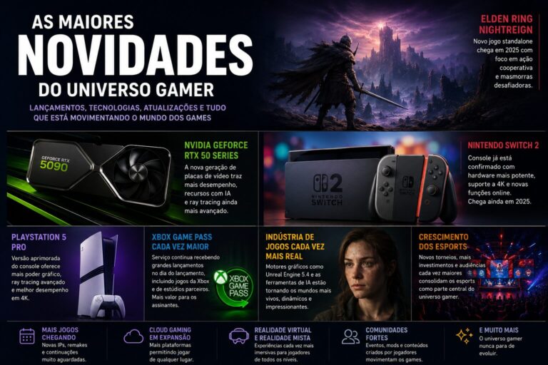 As maiores novidades do universo gamer