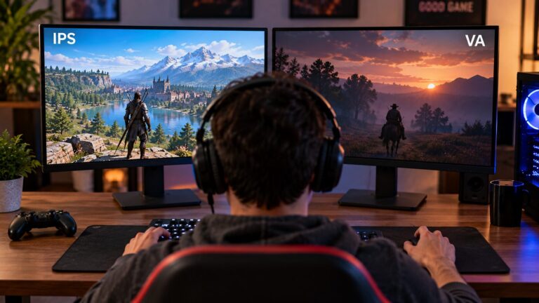 Monitor IPS ou VA para jogar?
