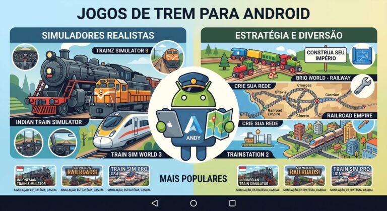 Jogos de trem para Android